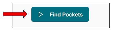 Results table with selected pockets