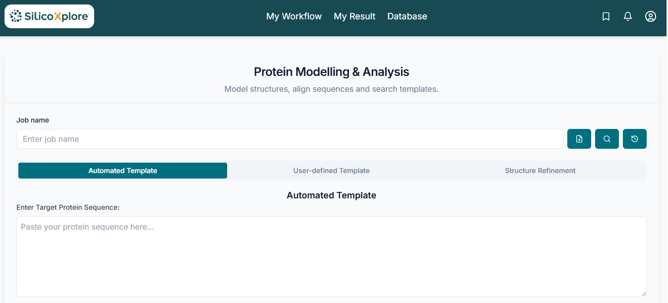 Protein-Modelling & Analysis Workspace