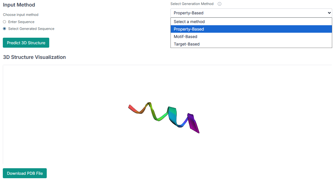 Predicted 3D structure