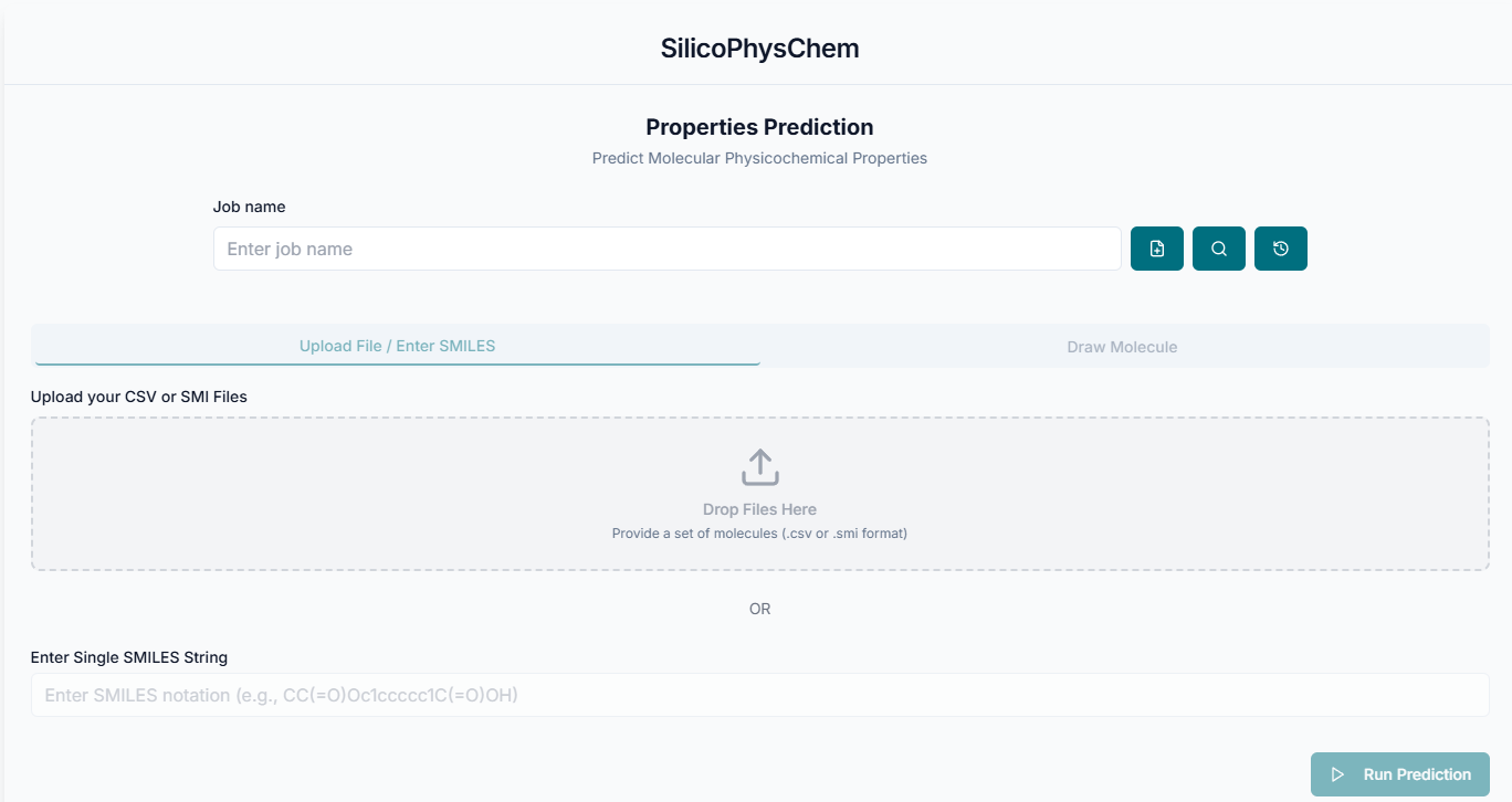 SilicoPhysChem Workspace