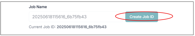 Create Job ID