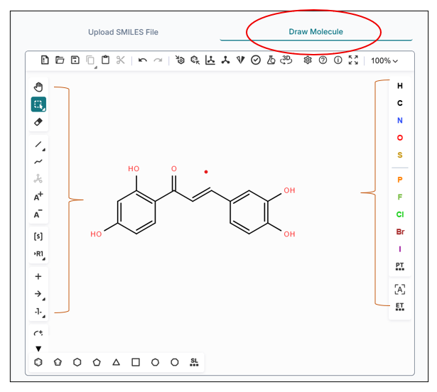 Draw Molecule option
